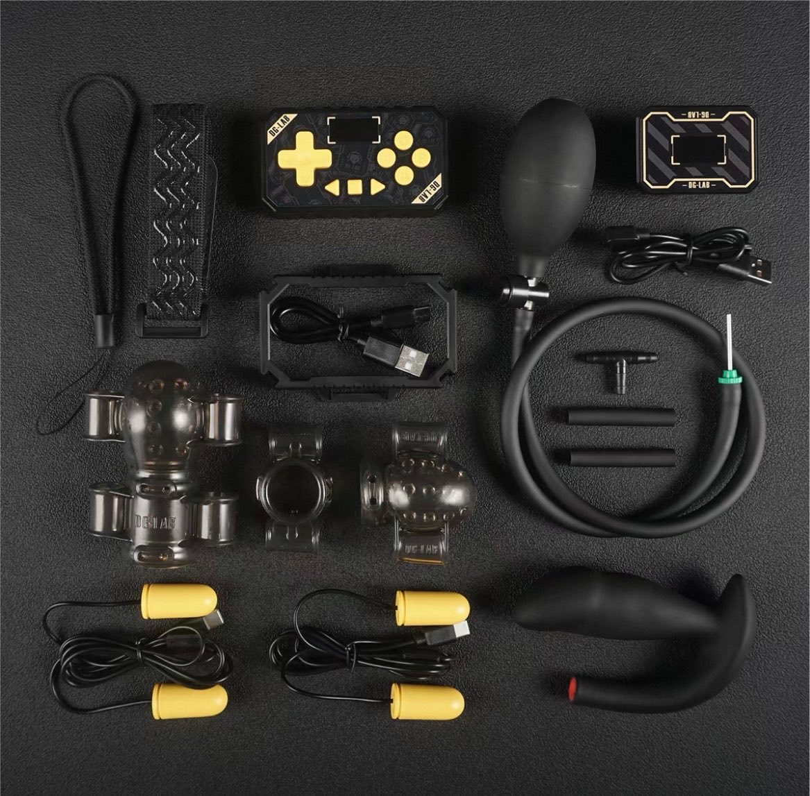 Dungeon Labs Civet Edging Sensor and Opossum Vibrator Controller Set