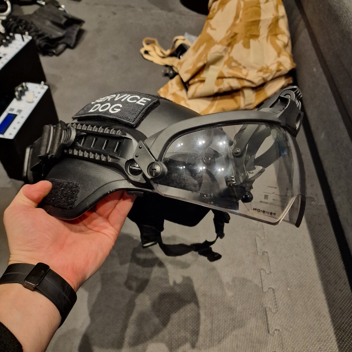 Revision Helmet Goggles Quick Release