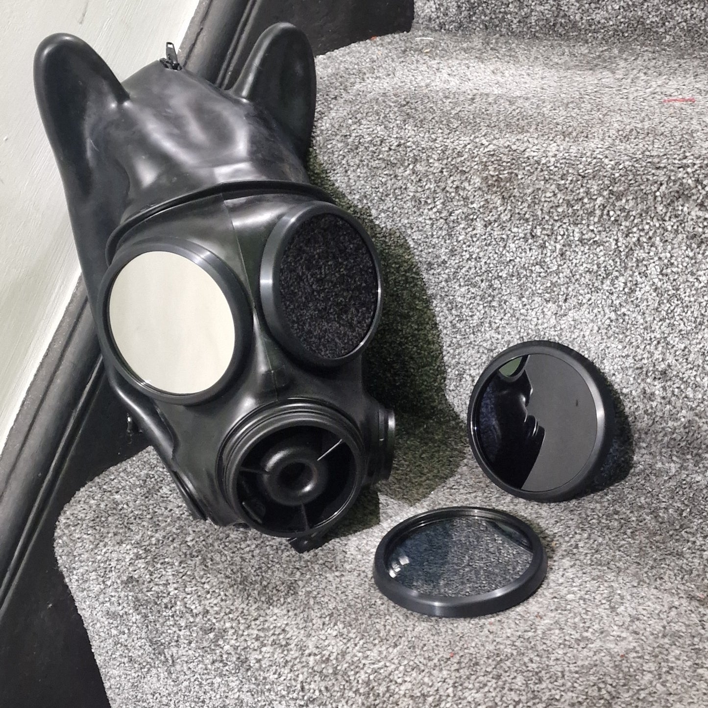 S10 Gas Mask Outserts Clip On Covers